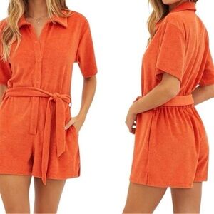 Beach Riot Vibrant Orange Knit